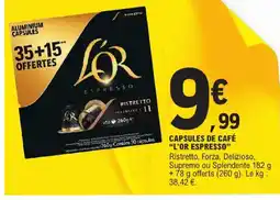 E.Leclerc L'or espresso capsules de café offre