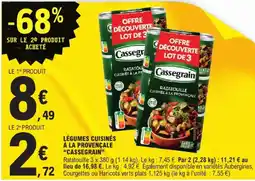 E.Leclerc Cassegrain ratatouille cuisinée à la provençale offre