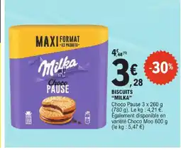 E.Leclerc Milka biscuits offre