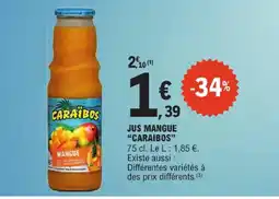E.Leclerc Caraibos jus mangue offre