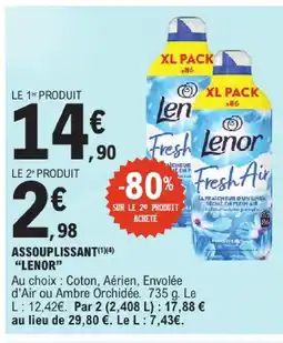 E.Leclerc Lenor assouplissant offre