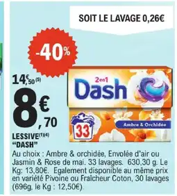 E.Leclerc Dash lessive(1)(4) offre