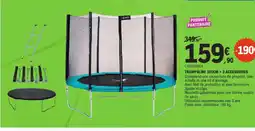 E.Leclerc Trampoline 305cm + 3 accessoires offre