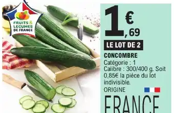 E.Leclerc Concombre offre