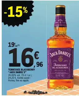 E.Leclerc Jack daniel's tennessee blackberry offre