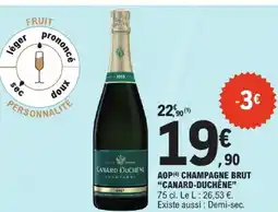 E.Leclerc Canard-duchêne aop champagne brut offre