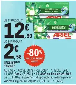 E.Leclerc Ariel lessive active offre
