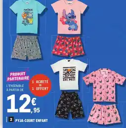 E.Leclerc Pyjama court enfant offre