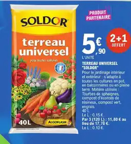 E.Leclerc Soldor terreau universel offre