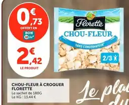 Utile FLORETTE Chou-fleur à croquer offre