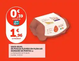 Utile Gros œufs de poules élevées en plein air domaine de portes offre