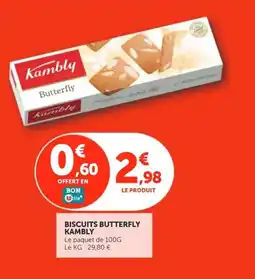 Utile KAMBLY Biscuits butterfly offre
