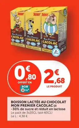Utile CACOLAC Boisson lactée au chocolat mon premier offre