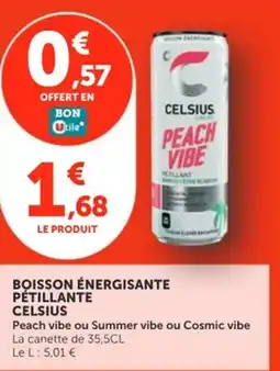 Utile CELSIUS Boisson énergisante pétillante offre