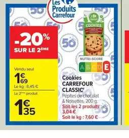 Carrefour Drive CARREFOUR CLASSIC Cookies offre