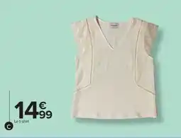 Carrefour Drive T-shirt femme offre