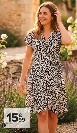 Carrefour Drive Robe cache-coeur femme offre