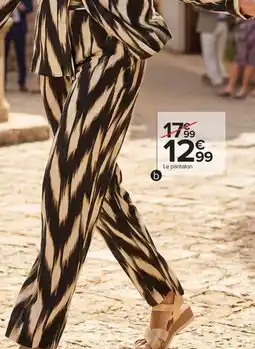 Carrefour Drive Pantalon femme offre