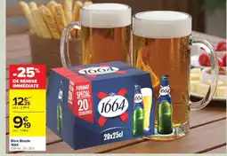 Carrefour Drive 1664 Bière Blonde offre