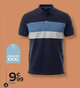 Carrefour Drive Polo piqué homme offre