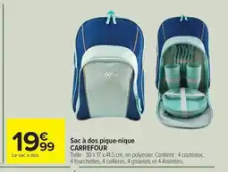 Carrefour Drive CARREFOUR Sac à dos pique-nique offre