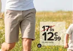 Carrefour Drive Bermuda homme offre