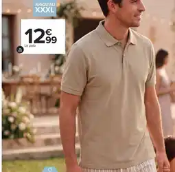 Carrefour Drive Polo homme offre