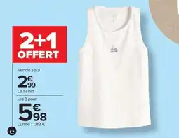 Carrefour Drive T-shirt fille offre