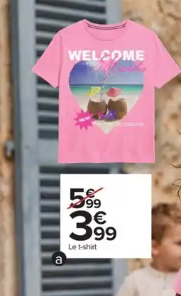 Carrefour Drive T-shirt fille offre