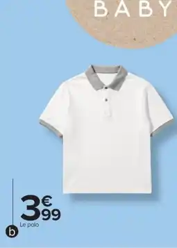 Carrefour Drive Polo bébé garçon offre