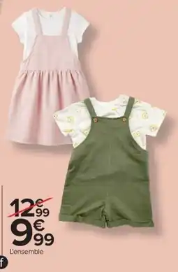 Carrefour Drive Ensemble bébé offre