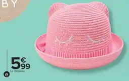 Carrefour Drive Chapeau bébé offre