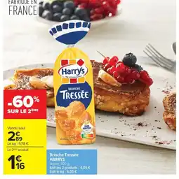 Carrefour Drive HARRYS Brioche Tressée offre