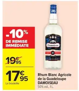 Carrefour Drive Rhum Blanc Agricole de la Guadeloupe offre