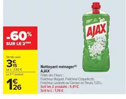 Carrefour Drive AJAX Nettoyant ménager offre