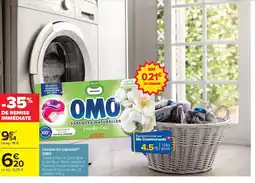 Carrefour Drive OMO Lessive en capsules offre