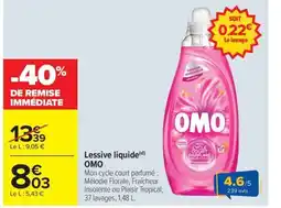 Carrefour Drive OMO Lessive liquide offre