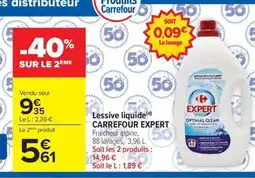 Carrefour Drive CARREFOUR EXPERT Lessive liquide offre