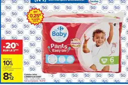 Carrefour Drive CARREFOUR BABY Culottes bébé offre