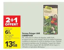 Carrefour Drive UAB CARREFOUR Terreau Potager offre