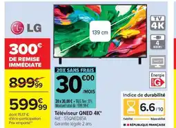 Carrefour Drive LG Téléviseur QNED 4K offre
