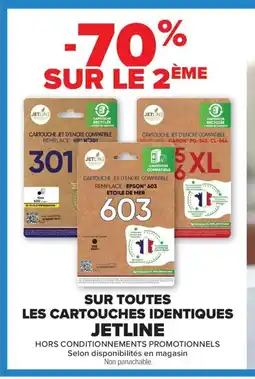 Carrefour Drive JETLINE Sur toutes les cartouches identiques offre