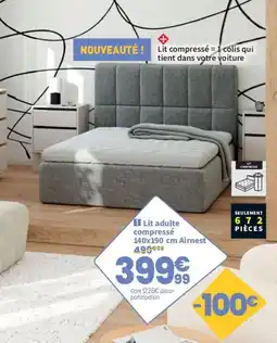 Conforama Lit adulte compressé Airnest offre