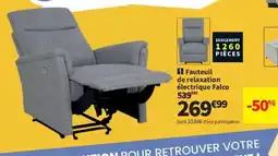 Conforama Fauteuil de relaxation électrique Falco offre
