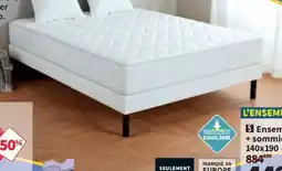 Conforama Ensemble matelas + sommier Moon offre