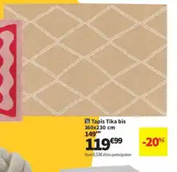Conforama Tapis Tika bis offre