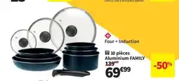 Conforama 10 pièces Aluminium offre
