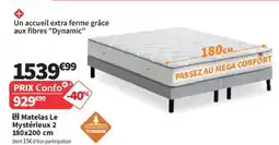Conforama Matelas Le Mystérieux 2 offre