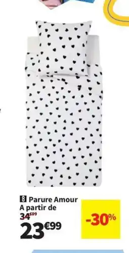 Conforama Parure Amour offre