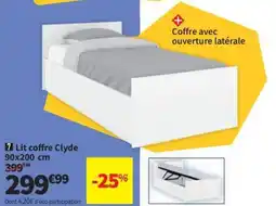 Conforama Lit coffre Clyde offre